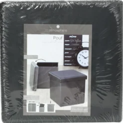 POUF PLIABLE NOIR