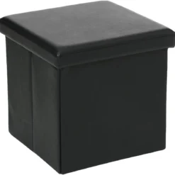 POUF PLIABLE NOIR