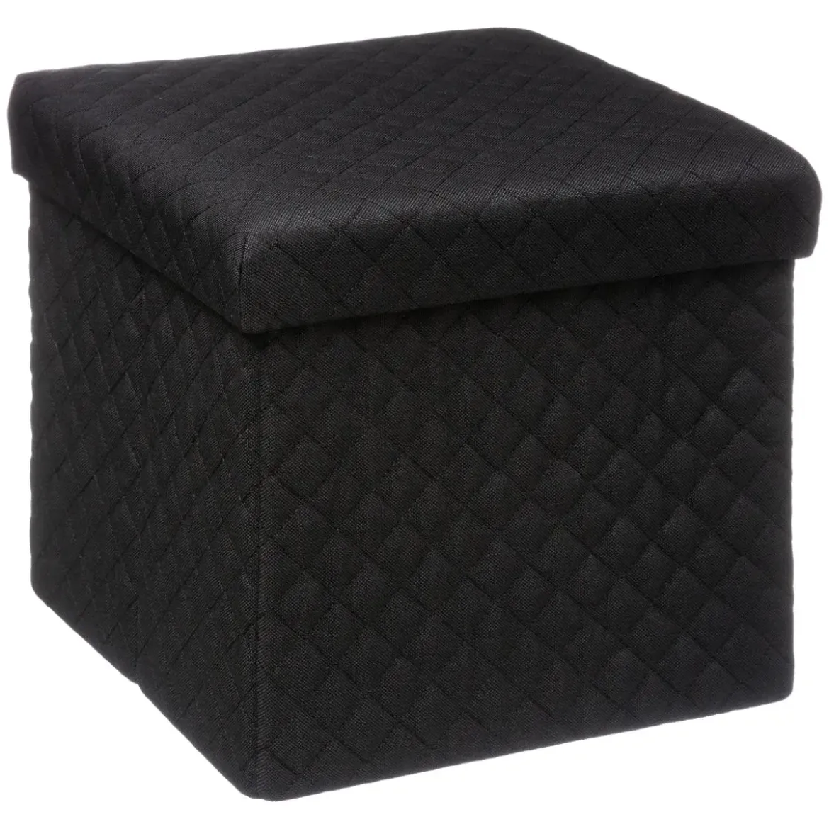 POUF PLIABLE NOIR 31X31CM