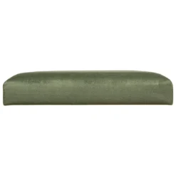 POUF PLIANT DOUBLE VELOURS LILOU KAKI D.76X38CM