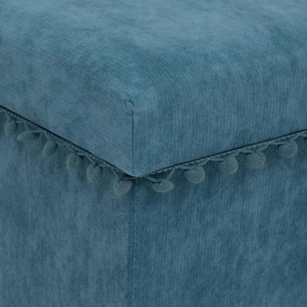 POUF PLIANT MEMO BLEU CANARD
