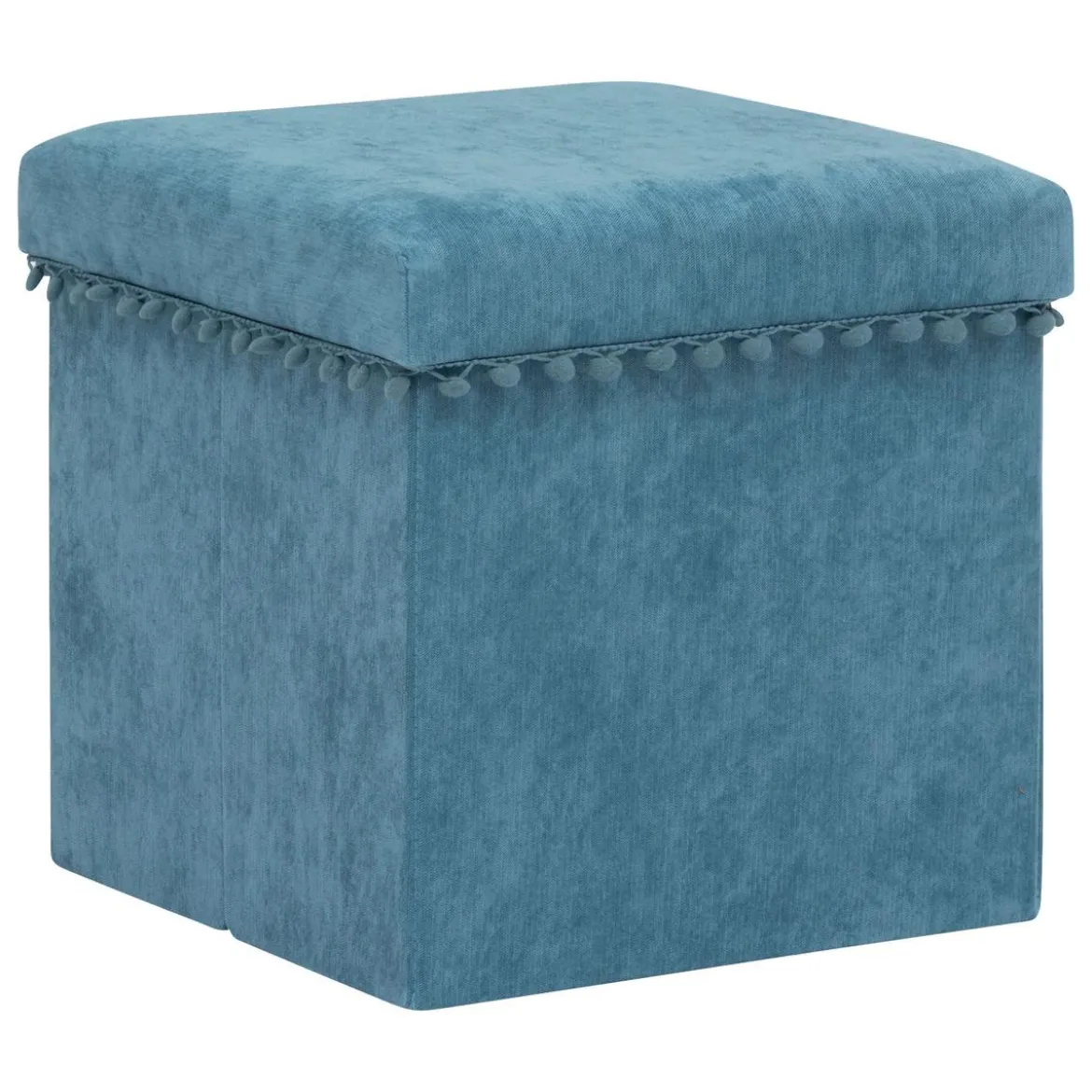 POUF PLIANT MEMO BLEU CANARD