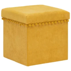 POUF PLIANT MEMO OCRE