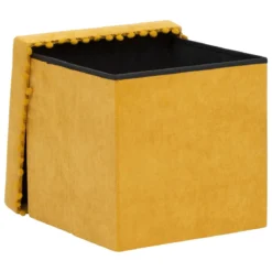 POUF PLIANT MEMO OCRE