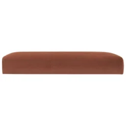 POUF PLIANT TESS VELOURS AMBRE