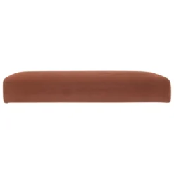 POUF PLIANT TESS VELOURS AMBRE