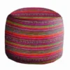POUF ROND GAIA ROUGE
