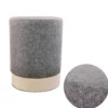 POUF SCANDINAVE CHINE ANTHRACITE 30 CM
