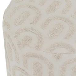 POUF TUFTE COPAS BLANC