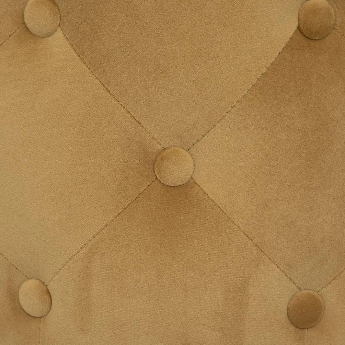 POUF VELOURS ADRIANA OCRE