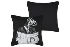 PRINCETON COUSSIN 40X40CM NOIR