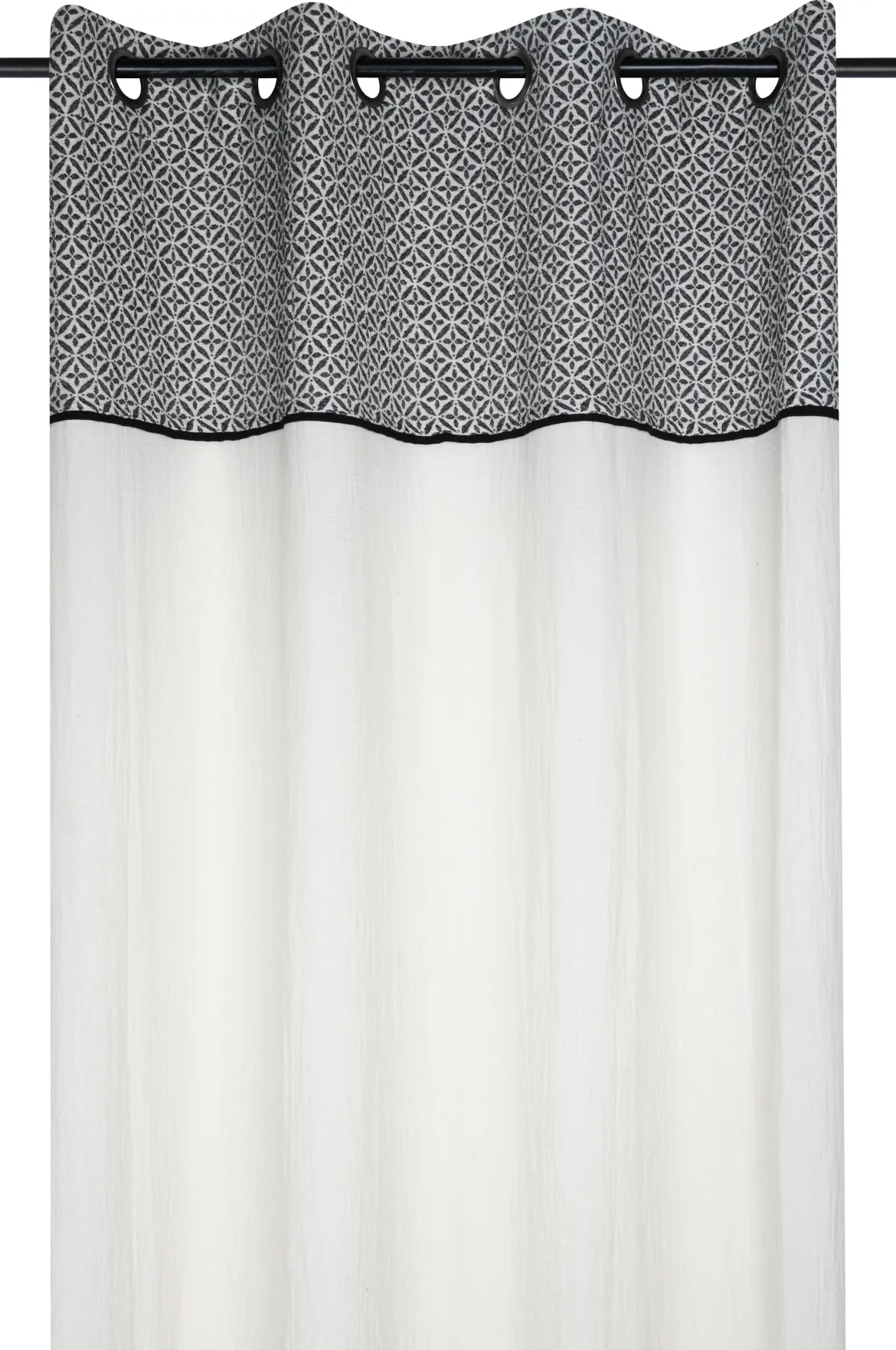 PRINCETON RIDEAU 140X260CM OEIL ARDOISE