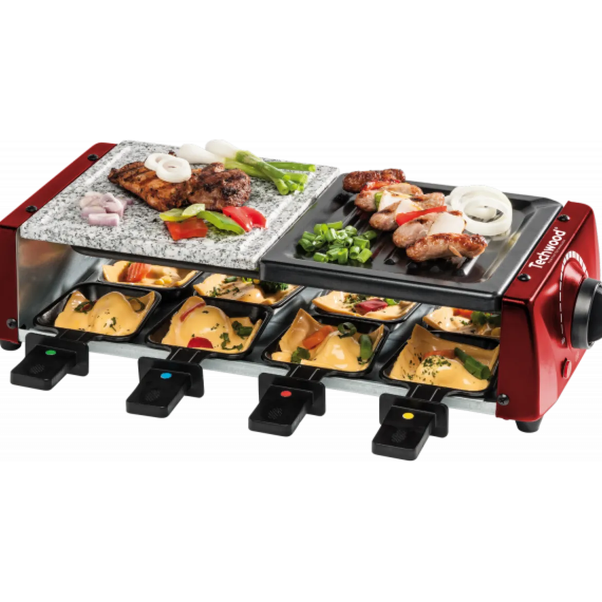 RACLETTE GRILL ET PIERRE DE CUISSON 8 PERSONNES