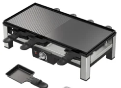 RACLETTE GRILL 8 PERSONNES 2000W