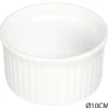 RAMEQUIN CERAMIQUE BLANC 10CM