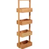 RANGEMENT SALLE DE BAIN 4 NIVEAUX BAMBOU
