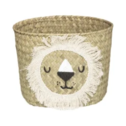 RANGEMENT BAC TETE LION D.23.5X17.5CM