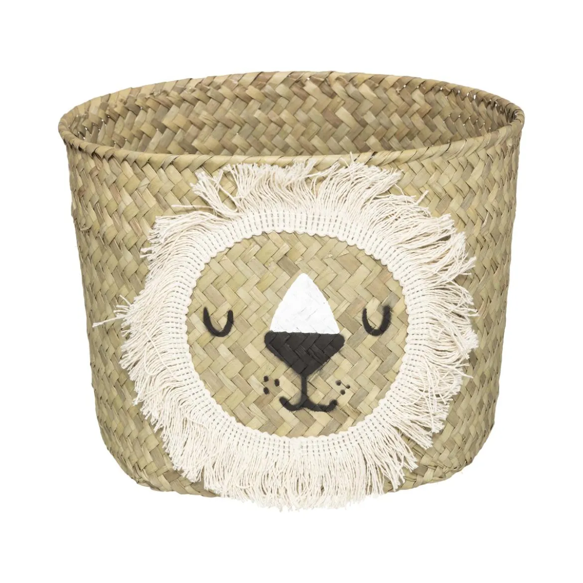 RANGEMENT BAC TETE LION D.23.5X17.5CM