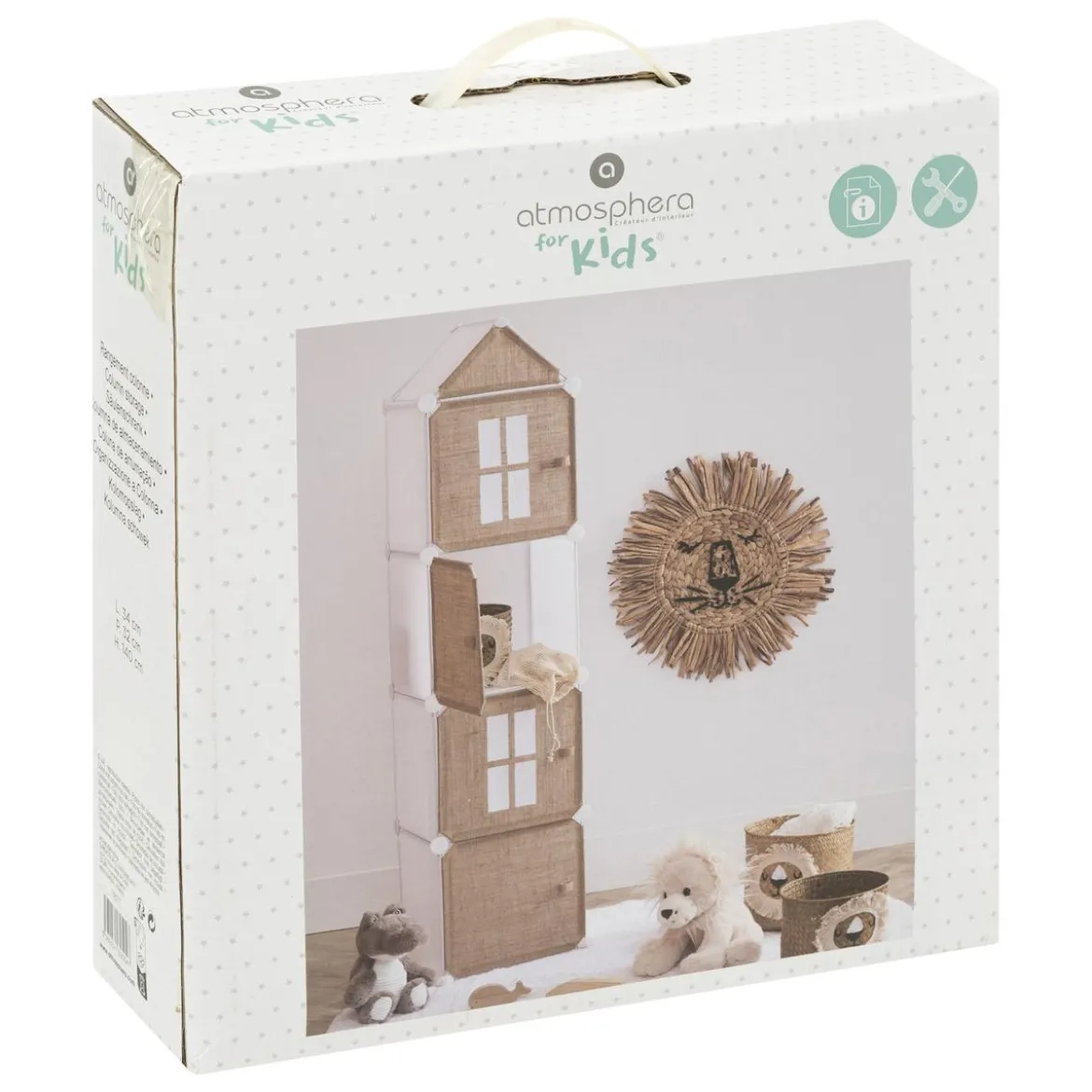 RANGEMENT COLONNE JUTE