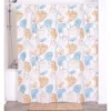 RIDEAU DE DOUCHE MATHIS 180X180CM 12 ANNEAUX BLANC