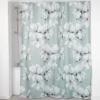 RIDEAU DE DOUCHE POLYESTER 180X200CM ECRIN VERT