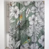 RIDEAU DE DOUCHE POLYESTER 180X200CM JUNGLE FEVER KAKI
