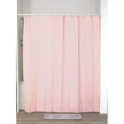 RIDEAU DE DOUCHE 180X200CM ROSE