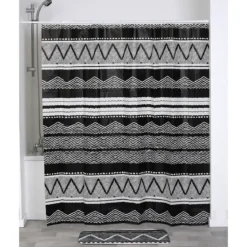 RIDEAU DE DOUCHE 180X180CM TRIBAL LODGE