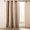 RIDEAU A OEILLETS 140X260CM BOUCLETTE UNIE WINONA SABLE
