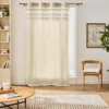 RIDEAU A OEILLETS 140X240CM COTON FANTAISIE SANTOS