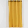 RIDEAU A OEILLETS 135X240CM COTON LAVE LINETTE JAUNE