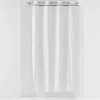 RIDEAU A OEILLETS 135X240CM COTON LAVE LINETTE BLANC