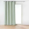 RIDEAU A OEILLETS 135X260CM COTON POLYESTER TWILY SAUGE