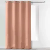 RIDEAU A OEILLETS 140X260CM MICROFIBRE ABSOLU BLUSH