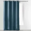 RIDEAU A OEILLETS 140X280CM MICROFIBRE UNI ABSOLU INDIGO