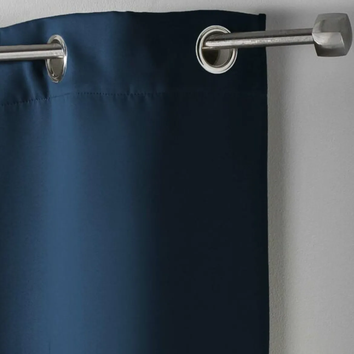 RIDEAU A OEILLETS 135 X 180 CM OCCULT UNI NAVY