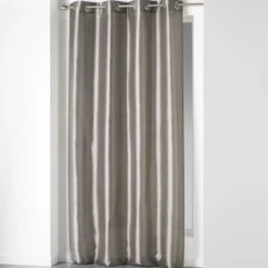 RIDEAU A OEILLETS 140X240CM SHANA NOISETTE