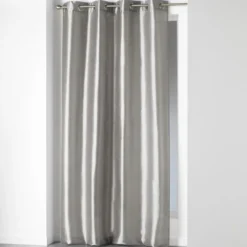 RIDEAU A OEILLETS 140X240CM SHANA PERLE