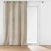 RIDEAU A OEILLETS 140X240CM UNI FLANELA BEIGE