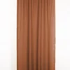 RIDEAU ARONNA ROUILLE 135X300CM GALON FRONCEUR PATTE CACHEE