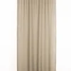RIDEAU ARONNA TAUPE 135X300CM GALON FRONCEUR PATTE CACHEE