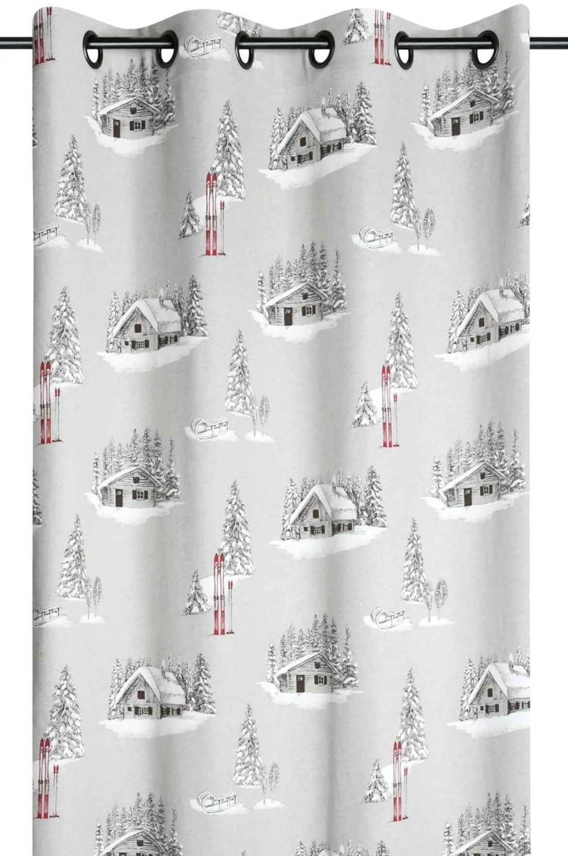 RIDEAU CHALET 140X260CM NATUREL