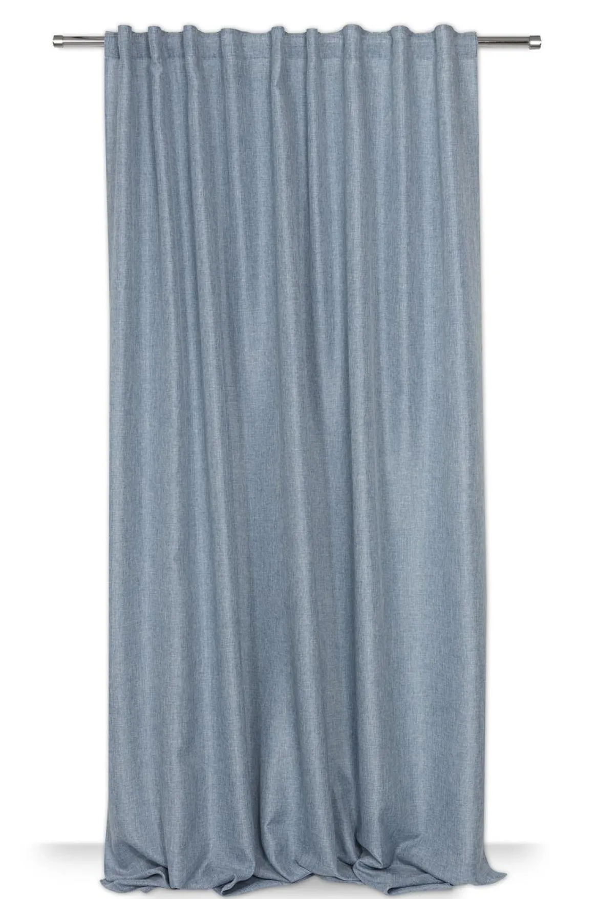 RIDEAU COPENHAGUE BLEU 200X270CM GALON FRONCEUR