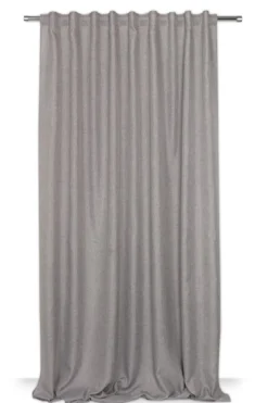 RIDEAU COPENHAGUE GRIS 200X270CM GALON FRONCEUR