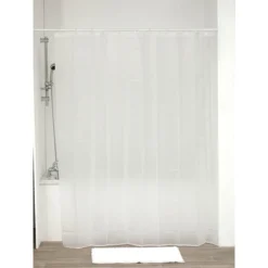 RIDEAU DE DOUCHE LASER EVA 180X200CM TRANSPARENT