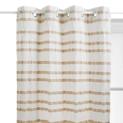 RIDEAU ELIO RAYE BEIGE 135X260CM