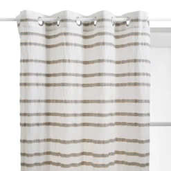 RIDEAU ELIO RAYE VERT 135X260CM