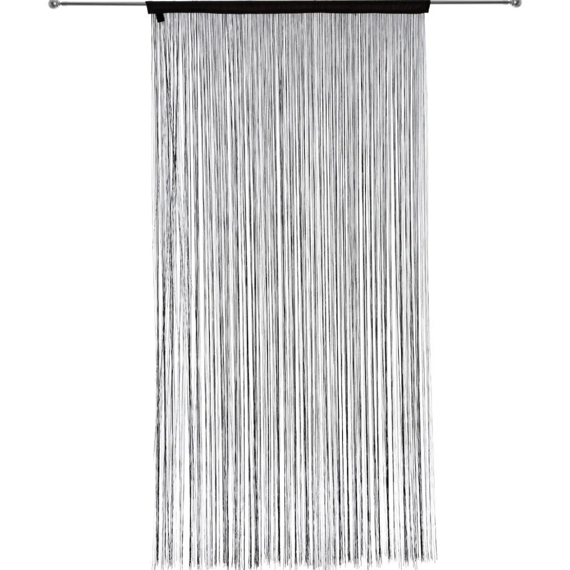 RIDEAU FIL NOIR 90X200CM