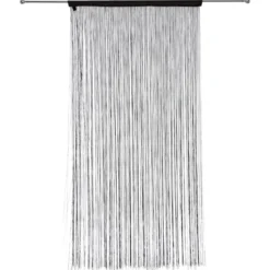 RIDEAU FIL NOIR 120X240CM