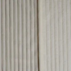 RIDEAU FLANELLE COTELE ARUM IVOIRE 140X260CM